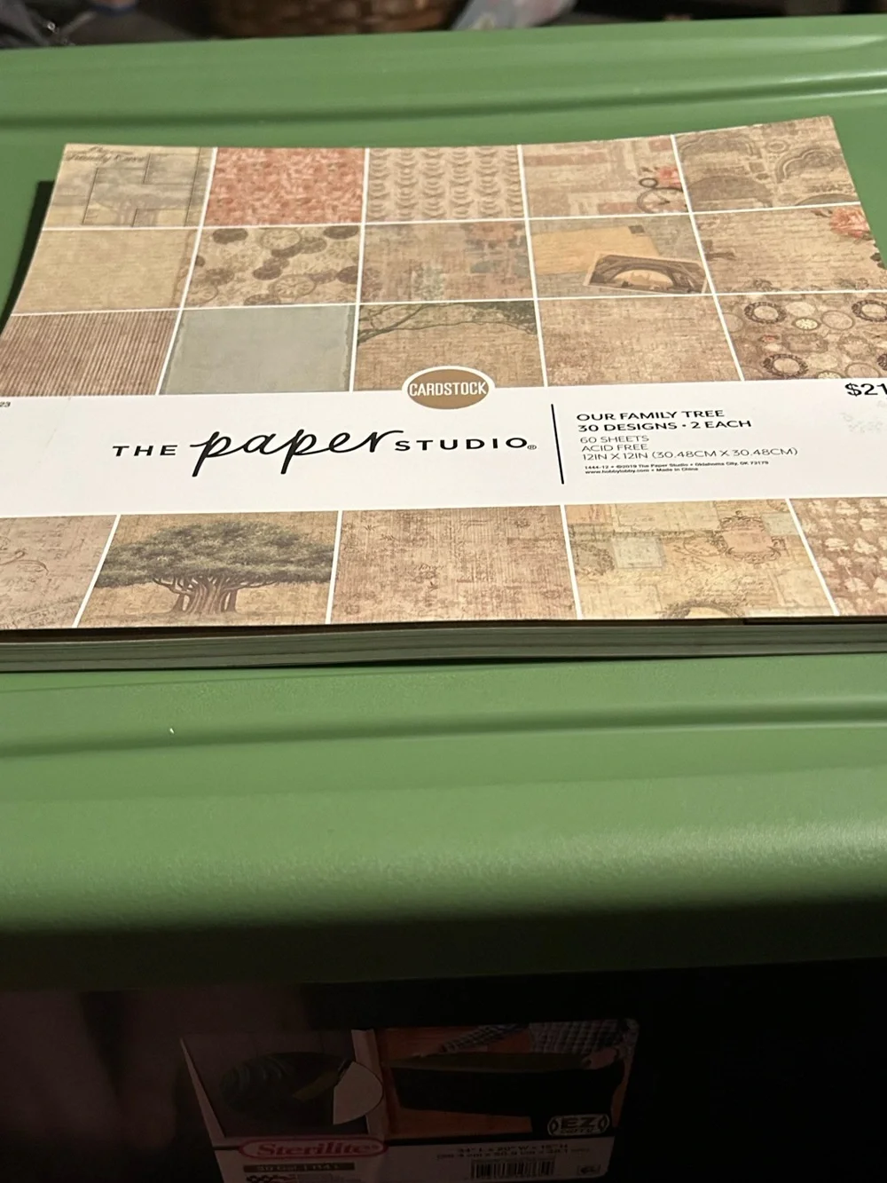 'Our Family Tree' Decorative Cardstock Pack - Vintage Neutrals
